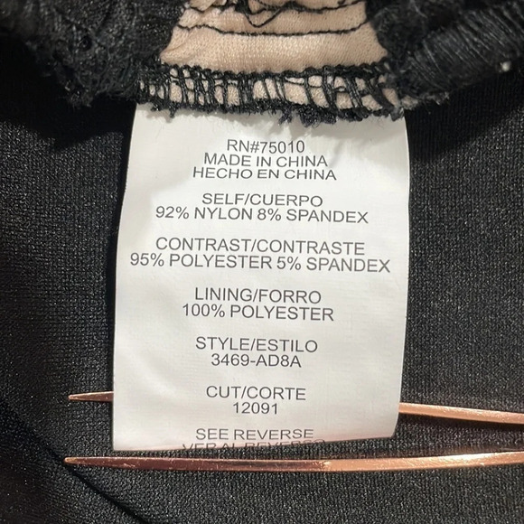 City Studio Off The Shoulder Black Lace Top High Low Fit and Flare Dress 7 - Picture 15 of 16